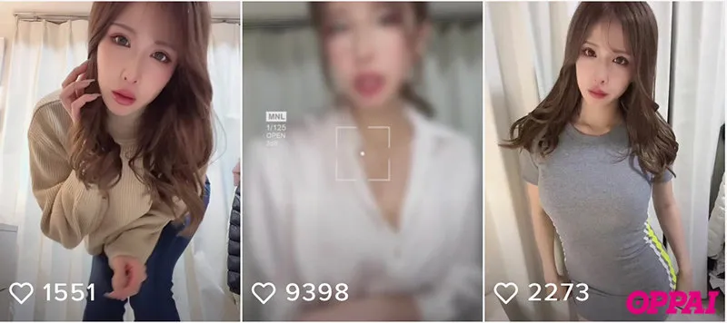 ショートムービーアプリのフォロワー8万人超えのキャバクラ嬢！Gcupの巨乳インフルエンサーAVデビューでさんさーん！にーにー！いちいちー！ポンッ！ 東あかり