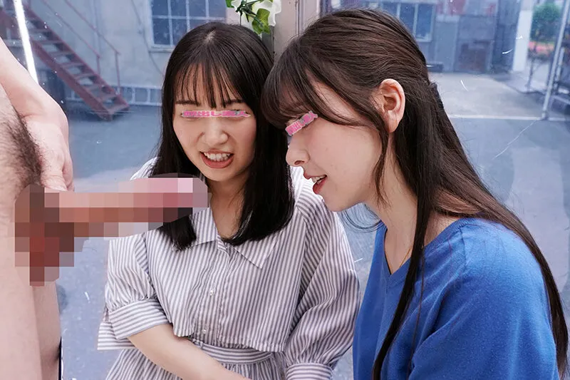 顔出しMM号 女子大生限定 ザ・マジックミラー 仲良し女友達2人組が協力してノーハンドフェラ早抜きチャレンジ！お口と舌だけで舐めてしゃぶってザーメン抜き！タイムアップで罰ゲームのデカチン即ハメ4P！【全員中出し】