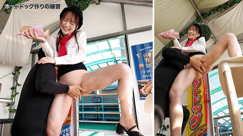 人気 AV 女優が挑戦！イカサレ屋台の中で 潮吹きながらホットドッグ売ってください！天馬ゆい 赤名いと
