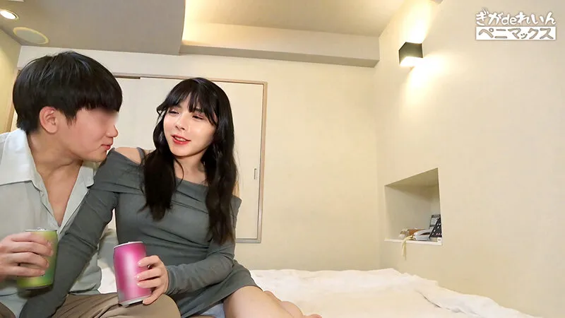 天性のバキュームアナルを持つモデル体型男の娘と初ハメ撮り！止まらないケツイキに我慢できずクリチ●ポから白濁精子をドピュッ♪→メス堕ち顔へたっぷり顔射！！【こはく】 松嶺こはく