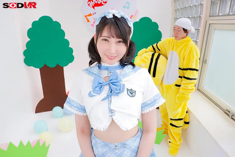 【VR】【8K】（追跡視点）うたのおねえさんの楽屋に潜入して強●VR 夏目響