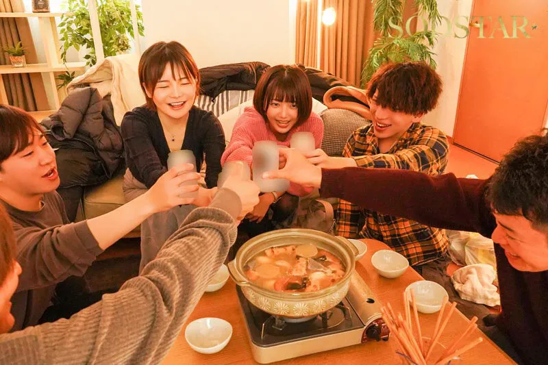 全員彼女持ちだって言うから参加したのに全員に朝までマワされ中出しされていた新年おでんパーティー 星乃莉子