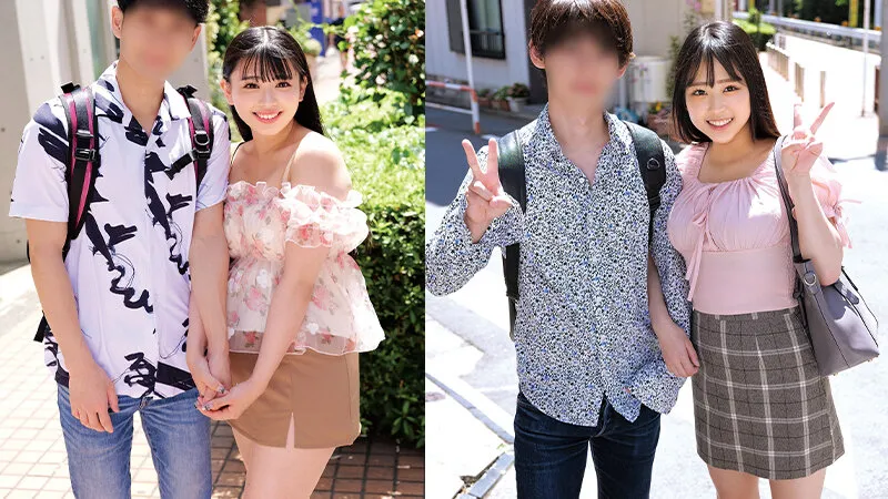 田舎からやって来た修学旅行生に東京観光ごっくんデート 精子を口に入れたままドキドキ散歩 周りに気づかれないようにごっくん ひなのちゃん＆あかりちゃん ラブラブカップル同士が互いのパートナーを交換するスワッピングゲームに挑戦！！相手の彼女＆彼氏をより多く…