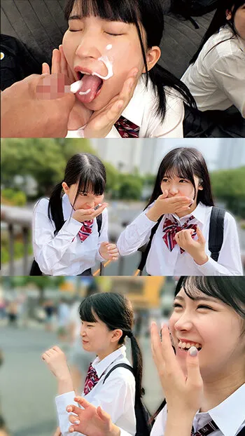 田舎からやって来た修学旅行生に東京観光ごっくんデート 精子を口に入れたままドキドキ散歩 周りに気づかれないようにごっくん ひなのちゃん＆あかりちゃん ラブラブカップル同士が互いのパートナーを交換するスワッピングゲームに挑戦！！相手の彼女＆彼氏をより多く…