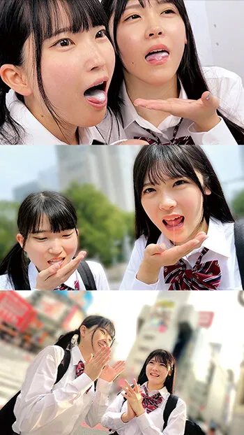 田舎からやって来た修学旅行生に東京観光ごっくんデート 精子を口に入れたままドキドキ散歩 周りに気づかれないようにごっくん ひなのちゃん＆あかりちゃん ラブラブカップル同士が互いのパートナーを交換するスワッピングゲームに挑戦！！相手の彼女＆彼氏をより多く…