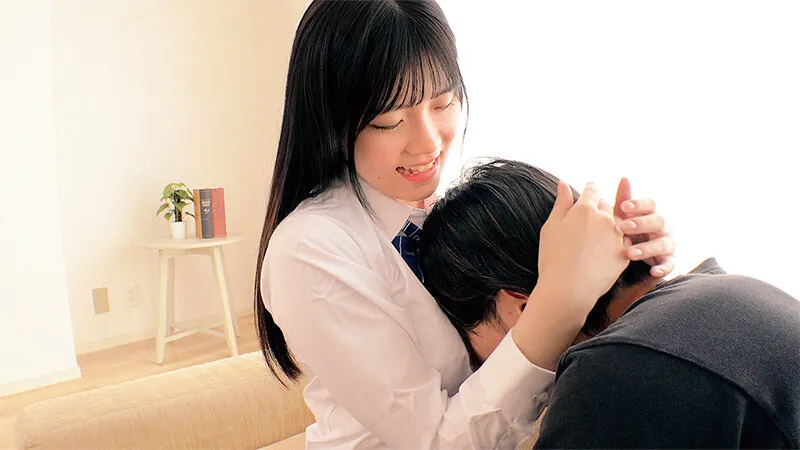 超ニコニコで優しそうな笑顔のバブみある制服少女が挑戦！？おっぱいチューチュー吸わせておち○ぽをよちよち甘やかし射精させる授乳手コキ＆連続中出し筆下ろしSEX みこちゃん あかりちゃん