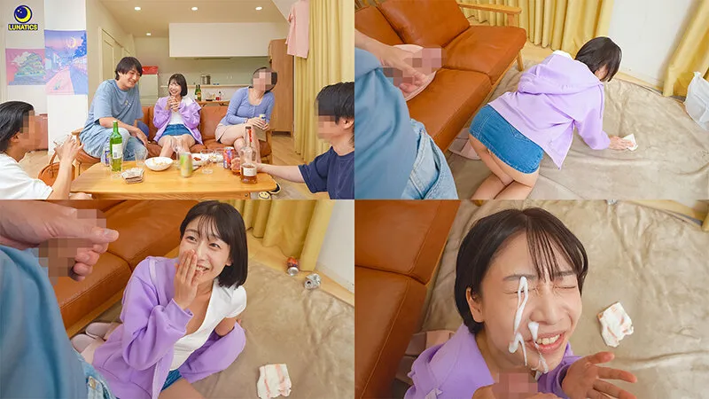 男っぽくてノリの良い無防備デカ尻女友達と宅飲みで連続射精ゲームをして金玉スッカラカンになるまで一晩で13発大量ぶっかけ顔射した。 湊波流