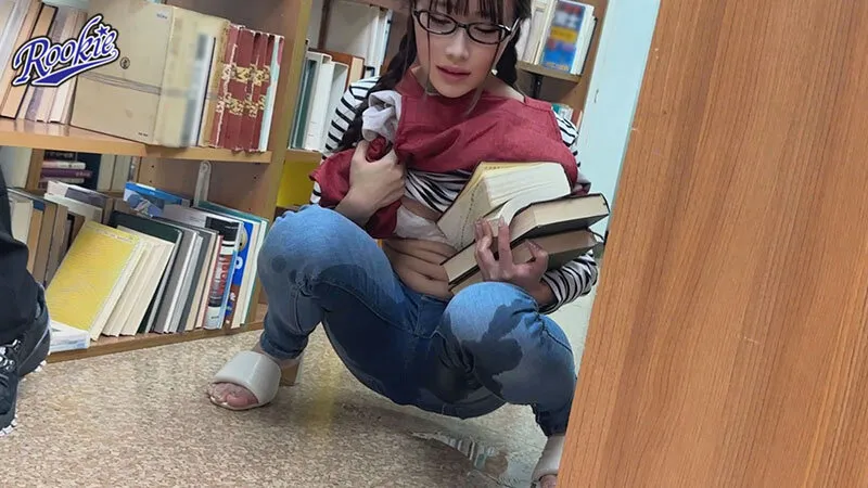 図書館で働く地味っこ眼鏡女子を館内痴●してレ●プ！イキ狂わせて完堕ち肉便器化 斉藤帆夏