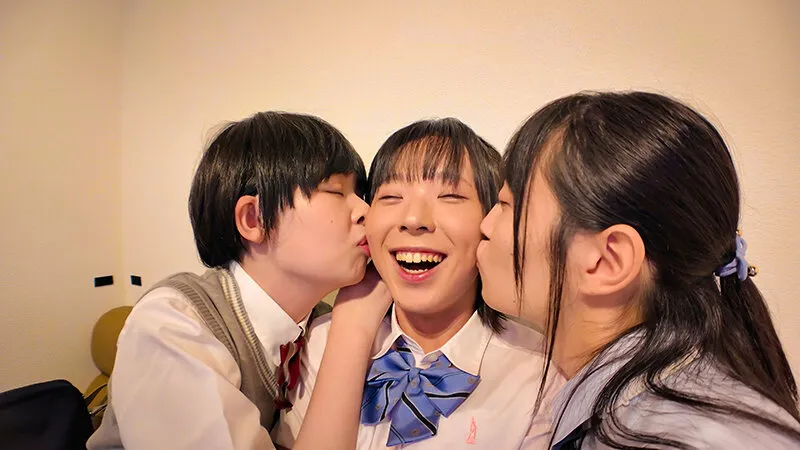 たんぽぽ☆プレゼンツ！やっぱり生が好き 放課後ホテルで可愛すぎる男の娘三人レズアナルセックス・乱交撮影会＃03