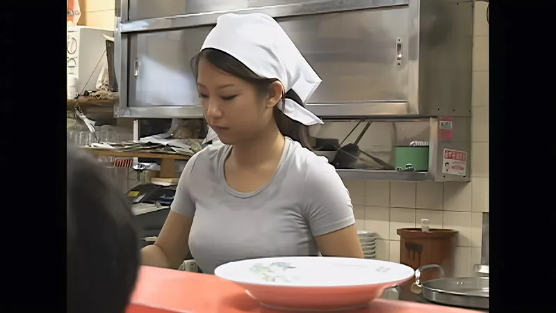 【AIリマスター】接客中に顔を紅潮させながら感じまくるバイト娘 ～ラーメン屋、クリーニング店、洋服屋、ガソリンスタンド～