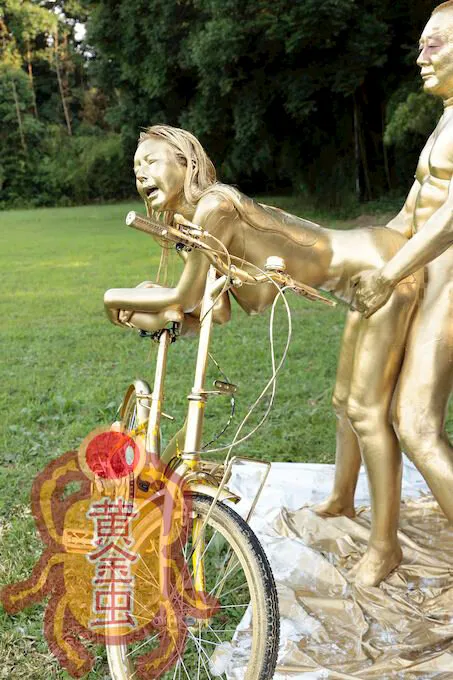 金粉サイクリング美女 桃瀬くるみ