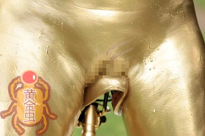 金粉サイクリング美女 桃瀬くるみ