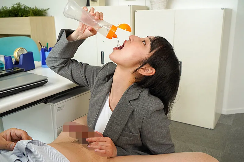 巨乳着衣ローション 服ごと全身ヌルヌル粘液セクハラに沼る隠れスケベ女子社員の残業タイム 糸井瑠花
