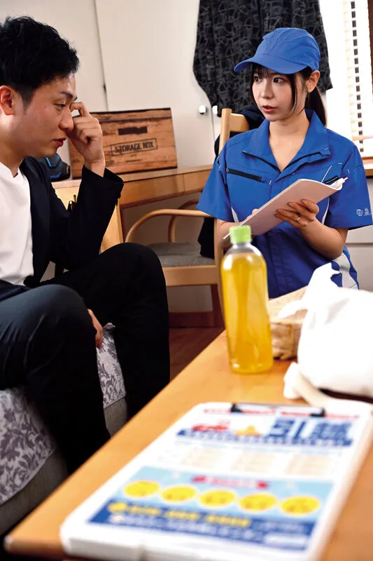 引越し業者の新人営業担当の私は…旦那に内緒でお客様を気持ち良くさせちゃうチョロい人妻 吉澤友貴