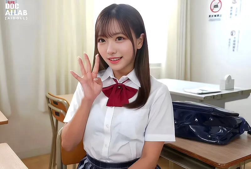 空想制服美少女 AI MODEL AV DEBUT 部活少女編