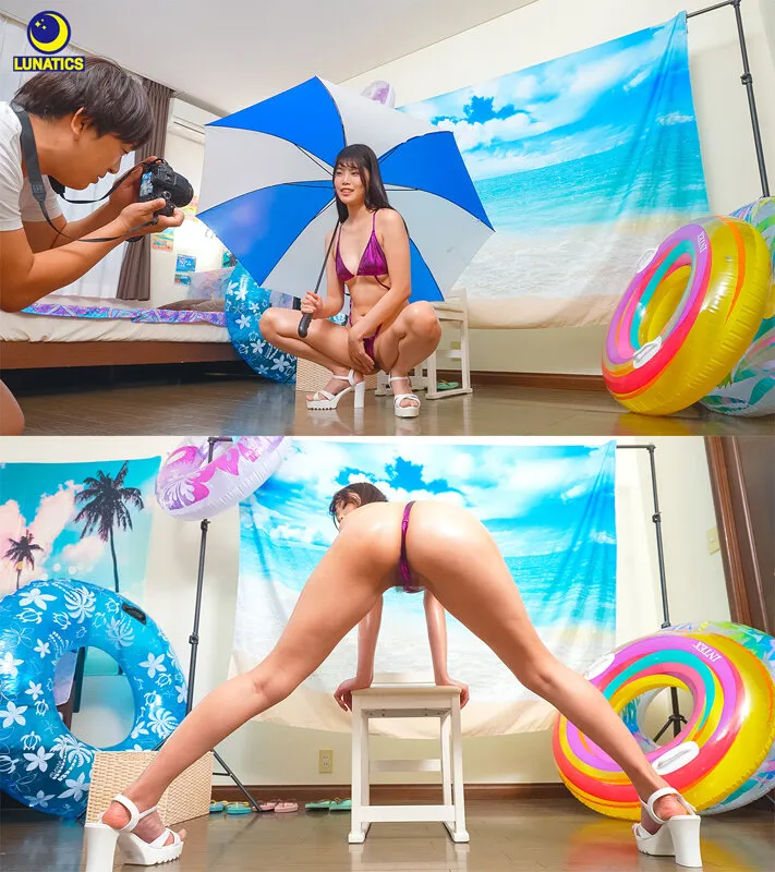 絶倫すけべ巨根義父から過激ハイレグ水着をプレゼントされゴリ押し家庭内撮影会で食い込みま○こに即ハメNTR中出しされてしまった元グラビアアイドルのデカ尻新婚妻 浅風ゆい