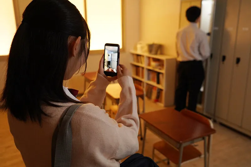 【VR】憧れの生徒会長の裏の顔は痴女JK ロッカー物色してブルマの匂いを嗅いでシコってたら本人に見つかり弱みを握られたボクは激狭空間で何もかも忘れて中出しSEXしまくった試験直前の放課後 山下紗和【8K】