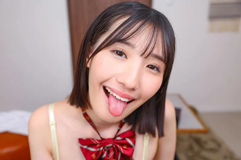 【VR】カワイすぎるJ系からだいしゅきホールドベロチュウ中出しをせがまれるモテモテの僕 青葉はる【8K】