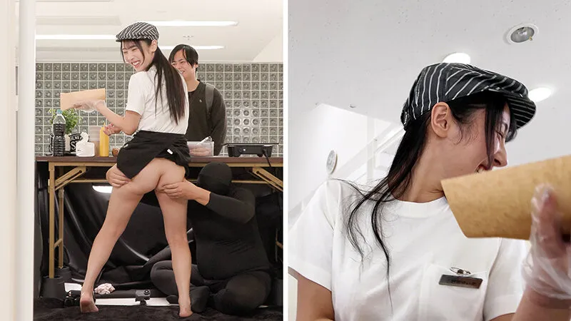 【配信限定】人気 AV 女優が挑戦!商業スペースでイカサレホットドッグ販売!小野坂ゆいか 望月つぼみ